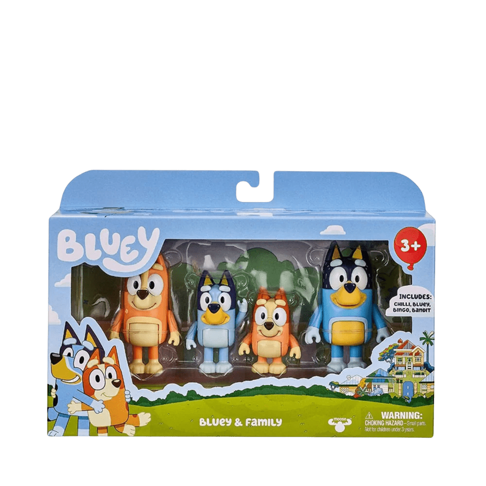 Bluey S1 Figure 4 - Pack family 13009 - Colorland Toys