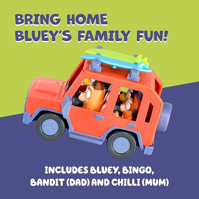 Bluey S11 Heeler Family Road Trip 4WD Vehicle 17661 — image 3