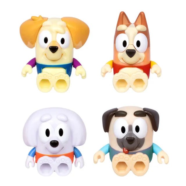 Bluey S13 Color Change Figure 4Pack Water Park Bingo & Friends Exclusive 19131 - Colorland Toys
