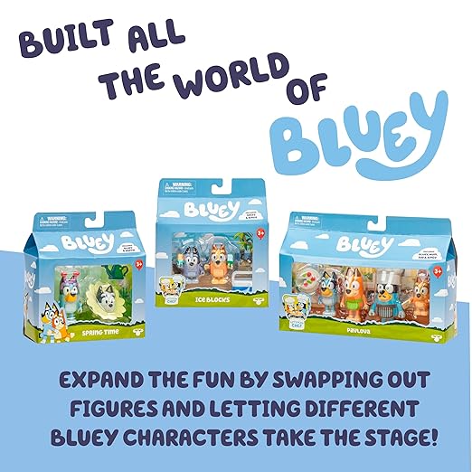 Bluey S13 Figure 2Pk Spring Time Bluey & Muffin 18913 — image 2