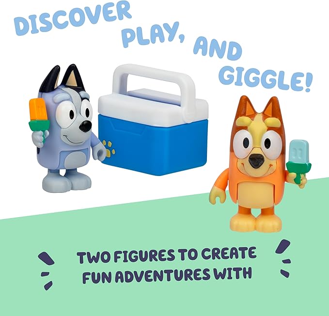 Bluey S13 Lets Play Chef Figure 2Pack Ice Blocks Bingo & Socks 18914 — image 5