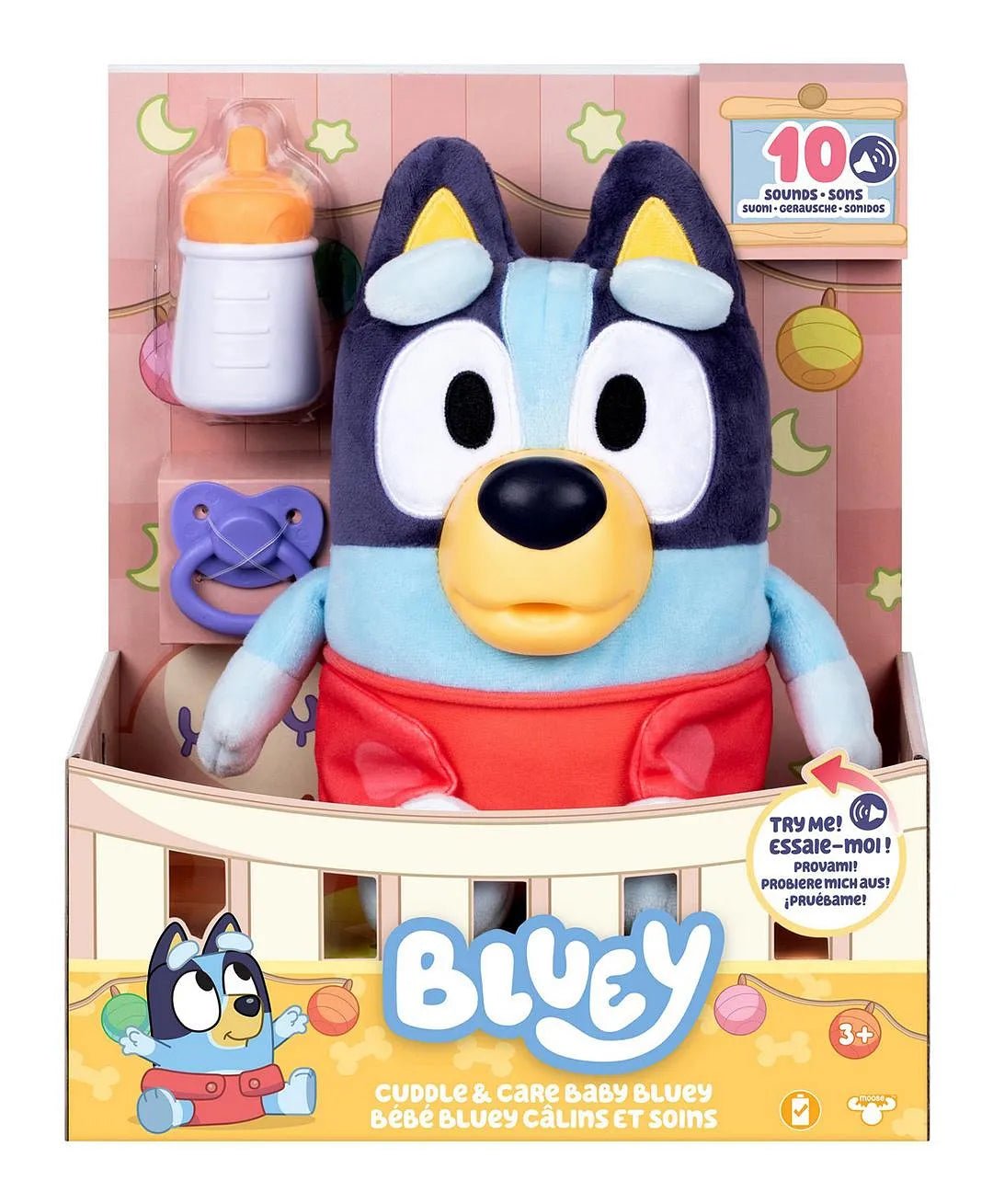 Bluey S13 Plush Cuddle & Care Baby Bluey 18967 - Colorland Toys