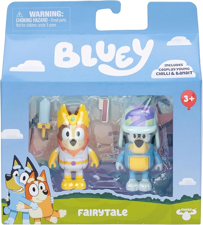 Bluey Series-12 Figure 2-Pkt Fairytale 17974