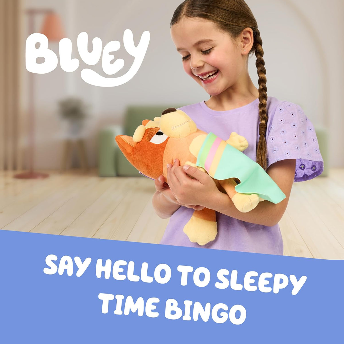 Bluey Sleepy Time Bingo Talking Plush – Soothing Sleep Toy — image 2
