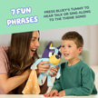 Bluey Sleepy Time Talking Plush, Soothing Baby Toy, 7 Phrases