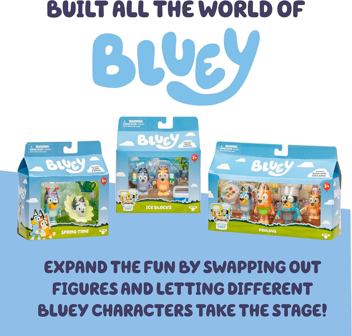 Bluey Wedding Figures Pack of 4 – Articulated Wedding Character Toys — image 6