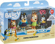 Bluey Wedding Figures Pack of 4 – Articulated Wedding Character Toys