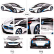 سيارة BMW i8 تعمل بالتحكم عن بُعد بمقياس 1:24 48400
