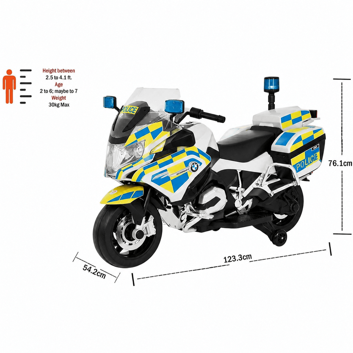 BMW Motorcycle 12V Silver 212 — image 6