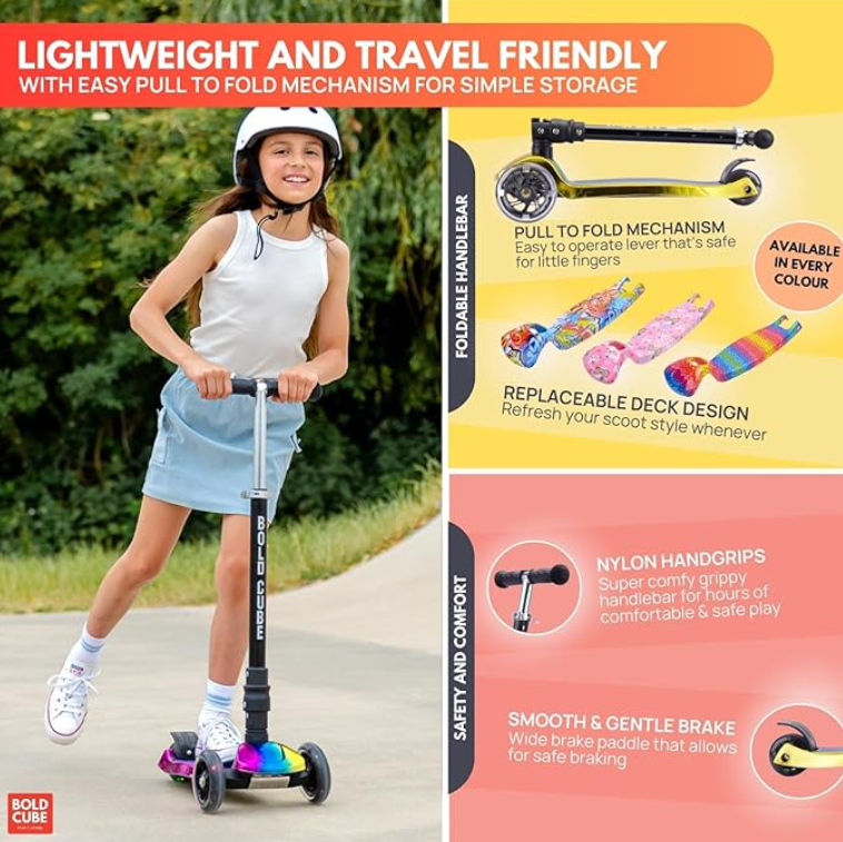 Boldcube 3 Wheel Scooter Big Fold Electro Dark Night — image 5