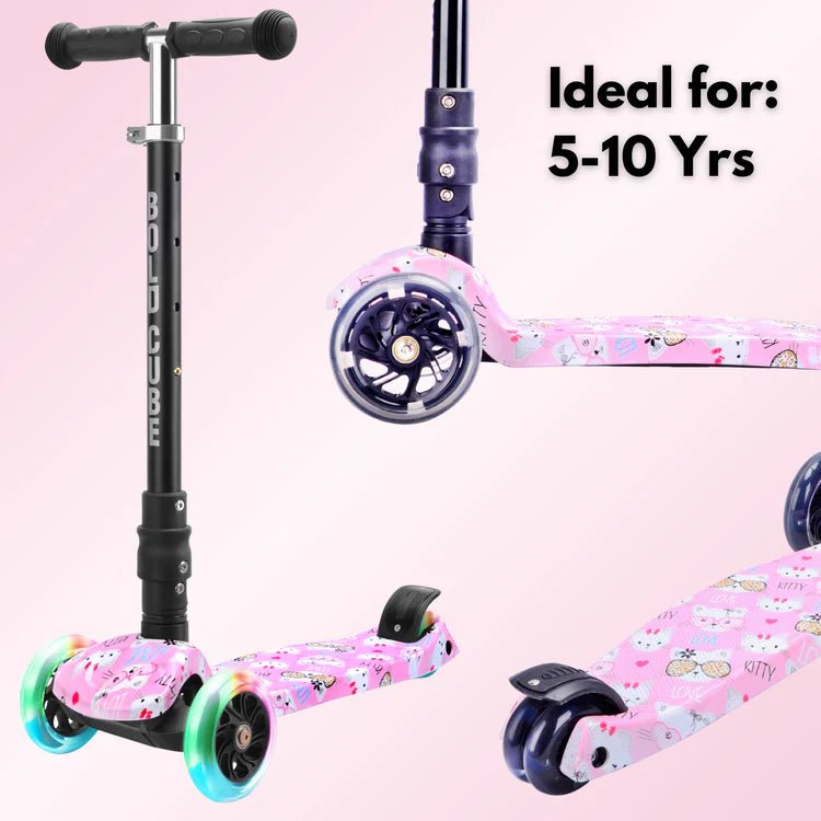 BoldCube 3 Wheel Scooter Big Fold Kitty Love BC-3WS-KL — image 3