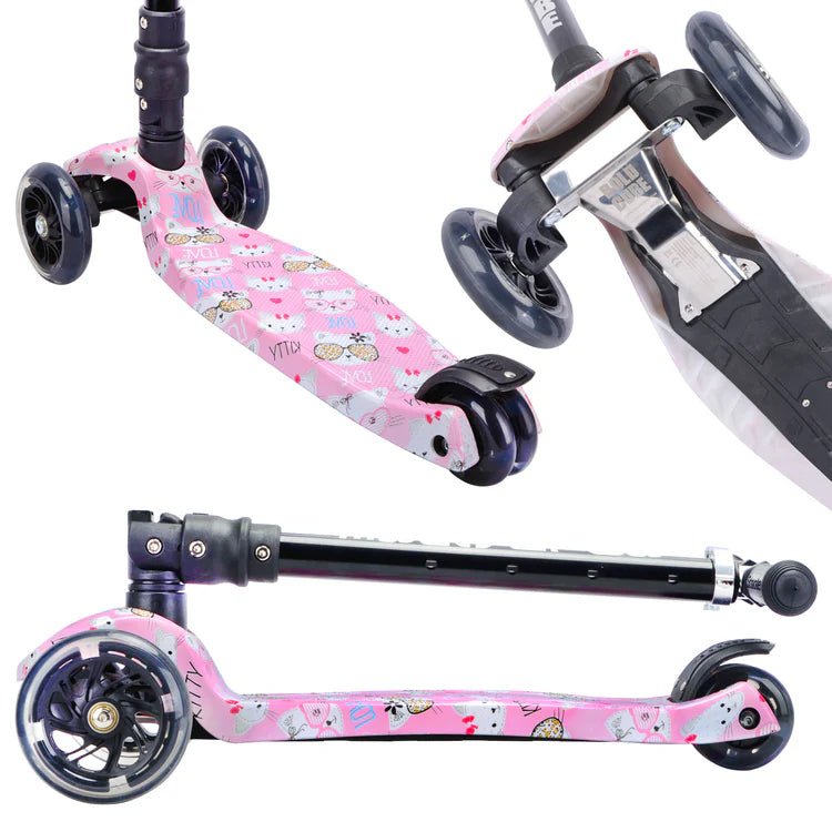 BoldCube 3 Wheel Scooter Big Fold Kitty Love BC-3WS-KL — image 2