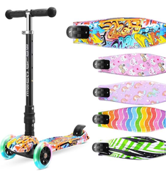 Boldcube 3 Wheel Scooter Big Fold Street Graffiti - Colorland Toys
