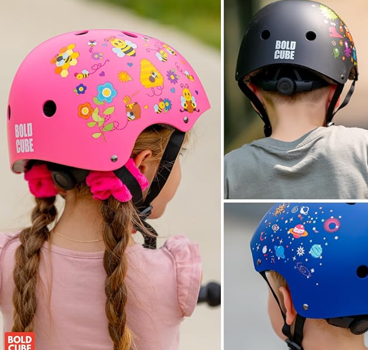 Boldcube Helmet Bee Garden - Pink - Colorland Toys