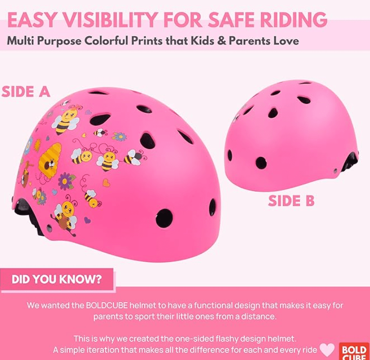 Boldcube Helmet Bee Garden - Pink — image 4