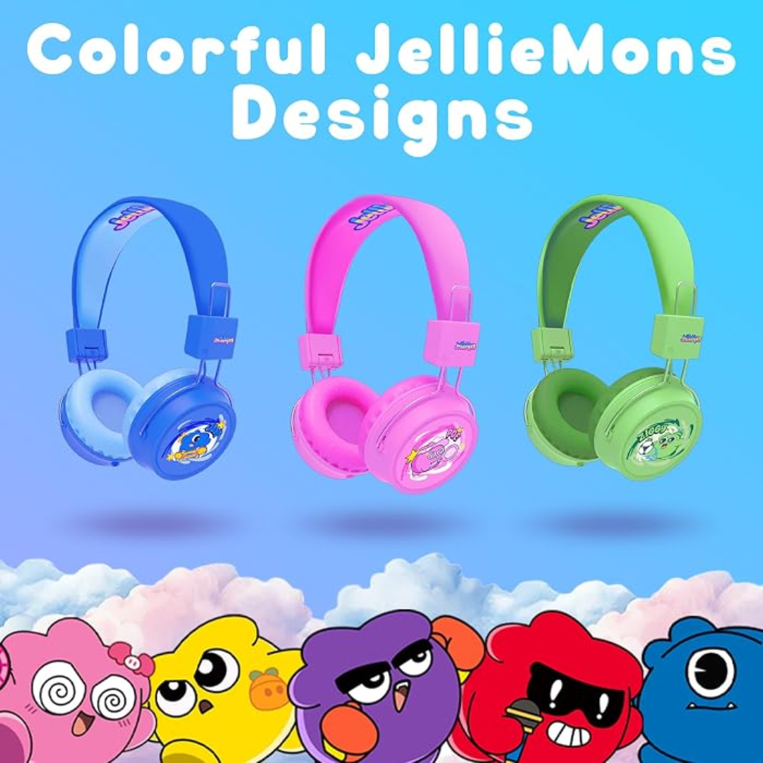 Booma Beats Wired Headphones (Blue) - Colorland Toys
