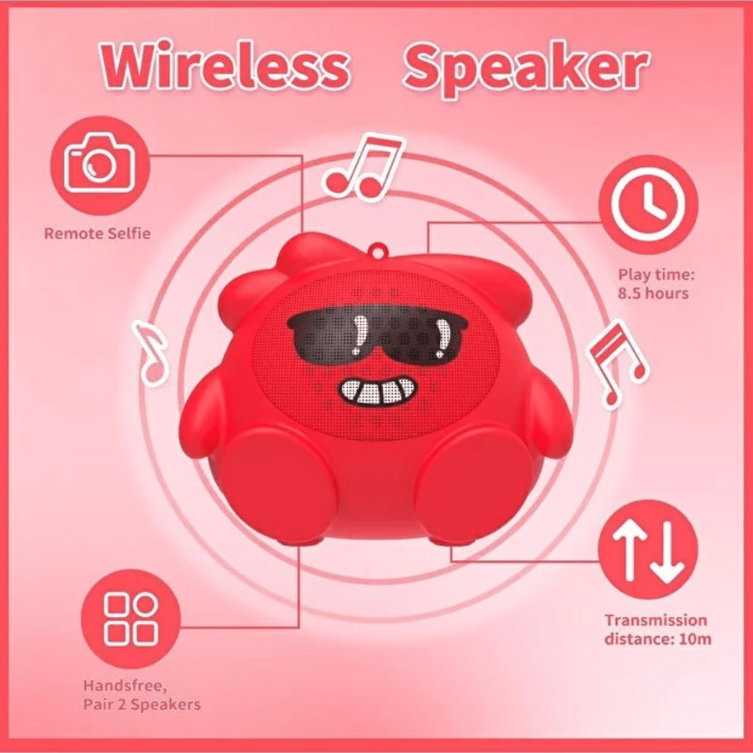 Booma Pulse Wireless Speaker Red WLSP001R - Colorland Toys