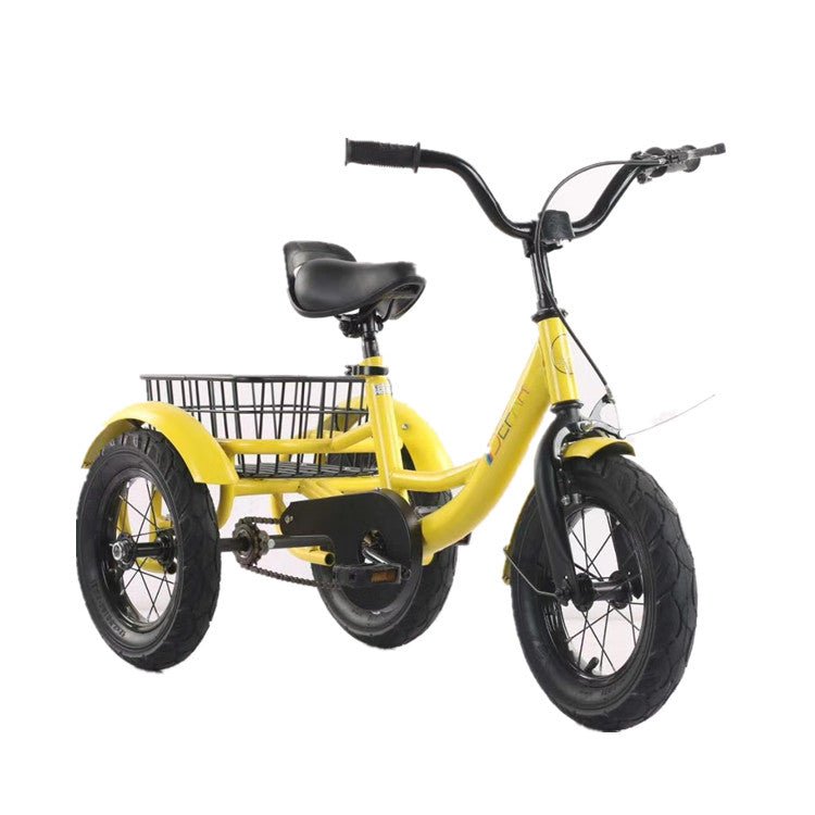 Bosheng Tricycle With Basket 12 Inch Yellow MN011 — image 1
