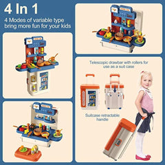 Bowa 4 in 1 Mobile Kitchen Cooking Game - Colorland Toys