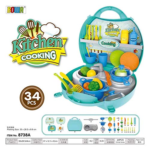 Bowa Cooking Food Kitchen Set 64 - Pcs 8788A - Colorland Toys