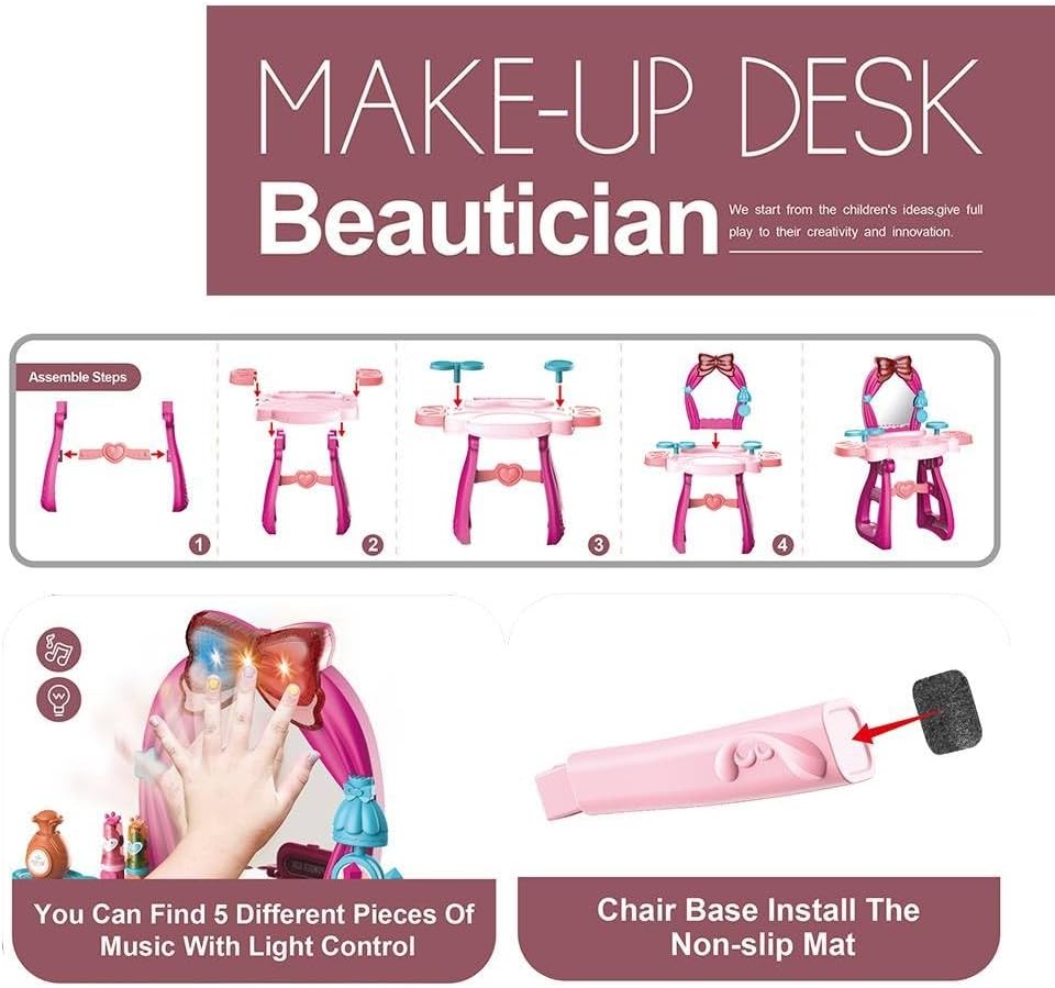 Bowa Make - up Desk Beautician 36Pcs 8222C - Colorland Toys