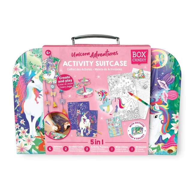 Box Candiy Unicorn Adventure - Travel Suitcase Multi Craft And Activity Set BCS2107 — image 1