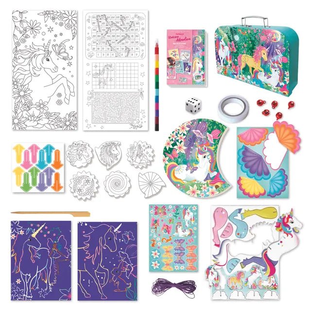 Box Candiy Unicorn Adventure - Travel Suitcase Multi Craft And Activity Set BCS2107 — image 3