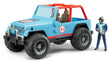 Bruder Jeep Cross Country Racer Blue with Driver 02541