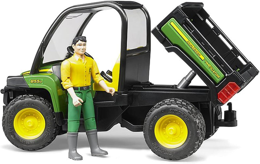 Bruder John Deere Gator XUV 855D with Driver 02490 — image 3