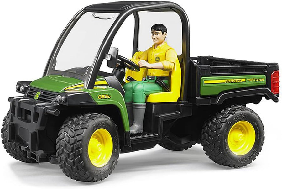Bruder John Deere Gator XUV 855D with Driver 02490 — image 1