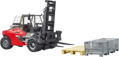 Bruder Linde Forklift HD30 with Tow - Coupling and 2 Pallets 02513 - Colorland Toys