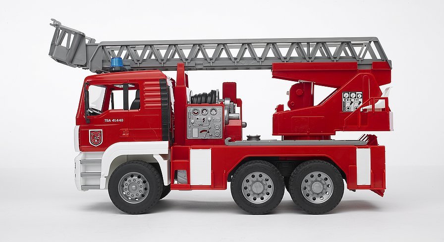 Bruder MAN TGA Fire Engine with Ladder Water 02771 - Colorland Toys