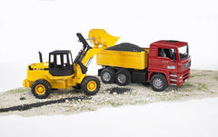 Bruder Man TGA Tipping Trucks with Joint Wheel Loader 02752 - Colorland Toys