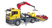 Bruder Man TGS Truck with Roadster 03750