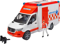 Bruder MB Sprinter Ambulance with Driver 02676 - Colorland Toys