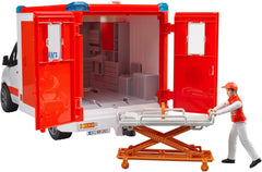 Bruder MB Sprinter Ambulance with Driver 02676 - Colorland Toys