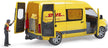 شاحنة Bruder MB Sprinter DHL مع سائق 02671