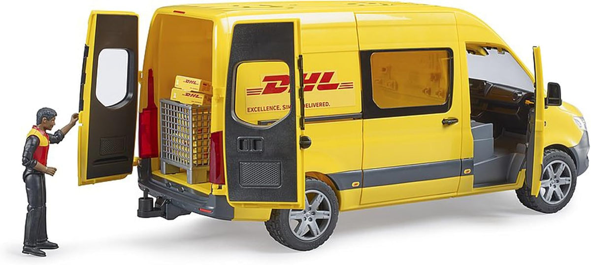 شاحنة Bruder MB Sprinter DHL مع سائق 02671 — image 4