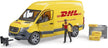 شاحنة Bruder MB Sprinter DHL مع سائق 02671