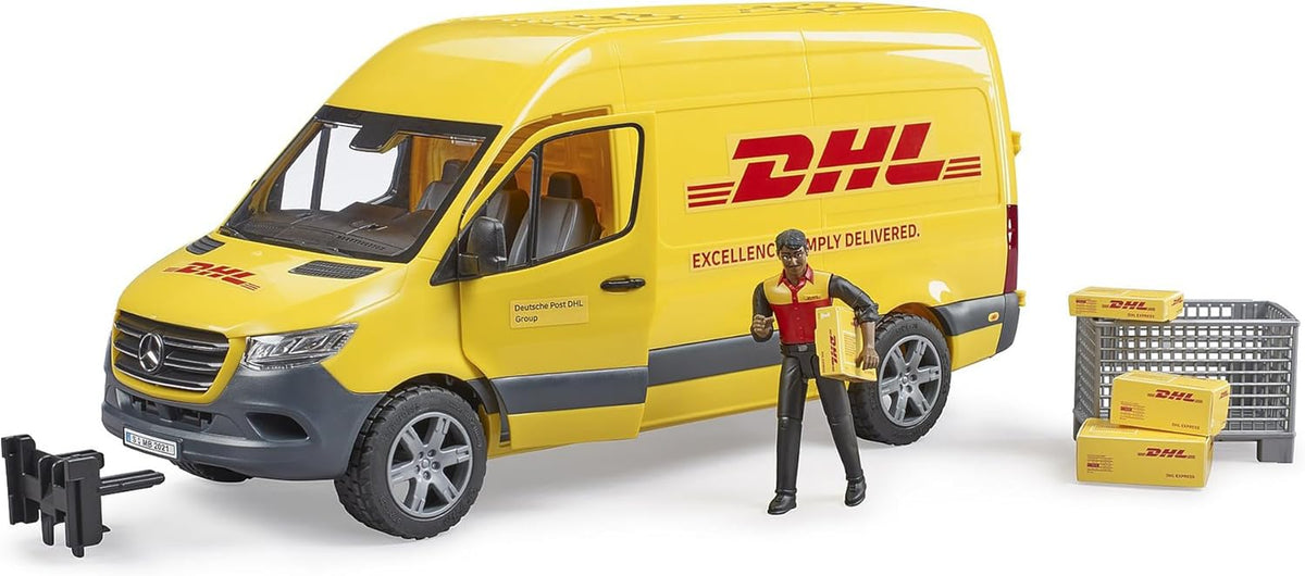 شاحنة Bruder MB Sprinter DHL مع سائق 02671 — image 1