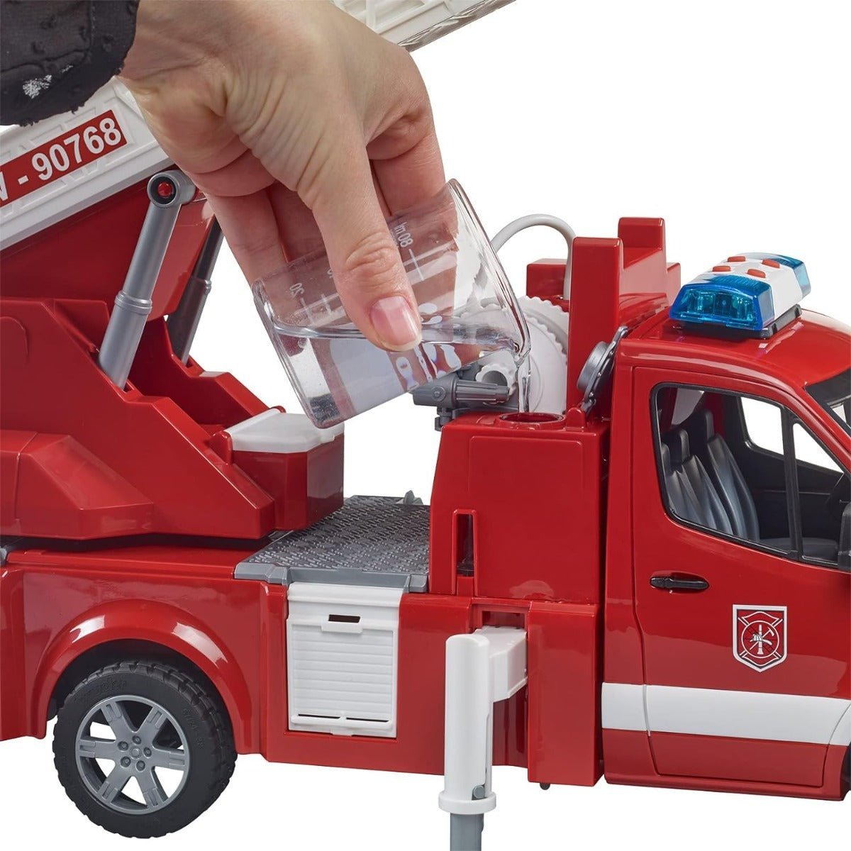سيارة إطفاء Bruder MB Sprinter مع سلم ومضخة مياه 02673 — image 5