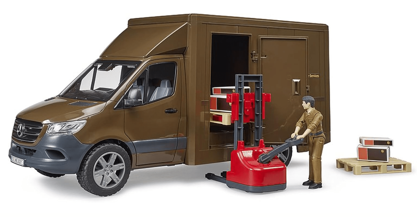 Bruder MB Sprinter Ups Truck with Driver 02678 - Colorland Toys
