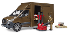 Bruder MB Sprinter Ups Truck with Driver 02678 - Colorland Toys