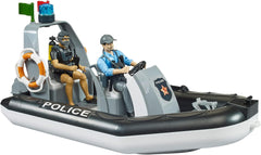 Bruder Police Boat with Rotating Beacon Light 62733 - Colorland Toys