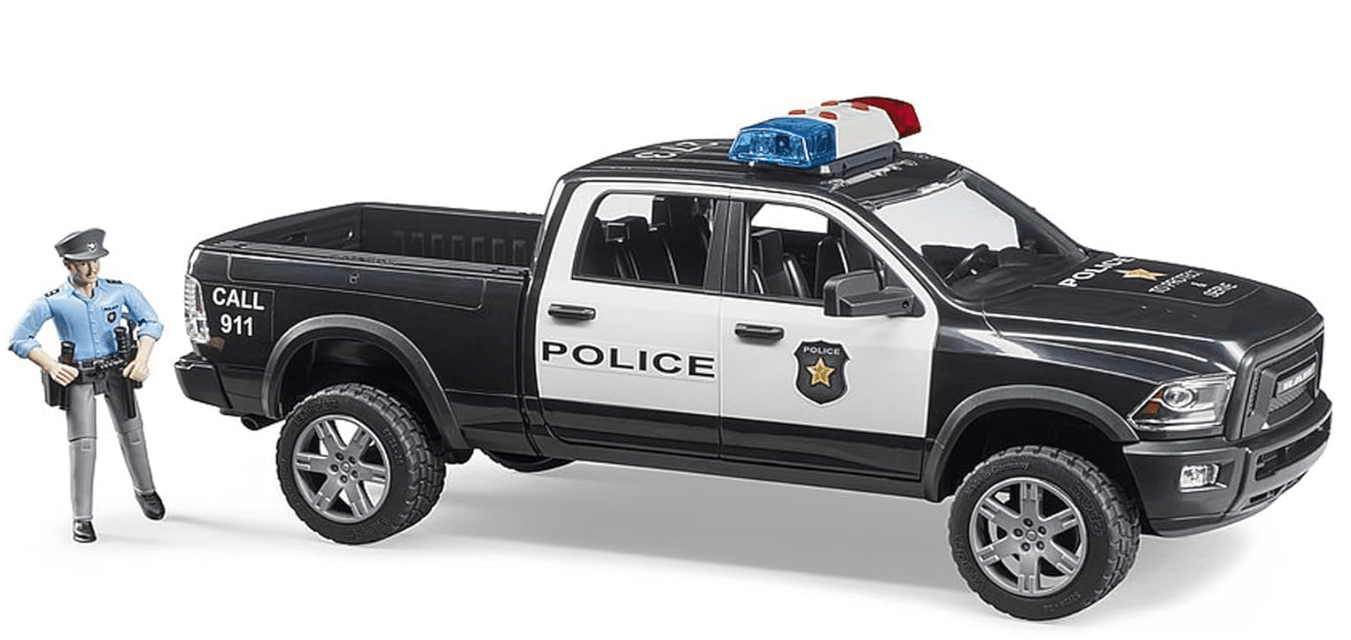 Bruder Ram 2500 Police Truck & Accessories 02505 - Colorland Toys
