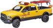 حارس إنقاذ من طراز Bruder Ram 2500 Power Wagon مع الرقم 02506