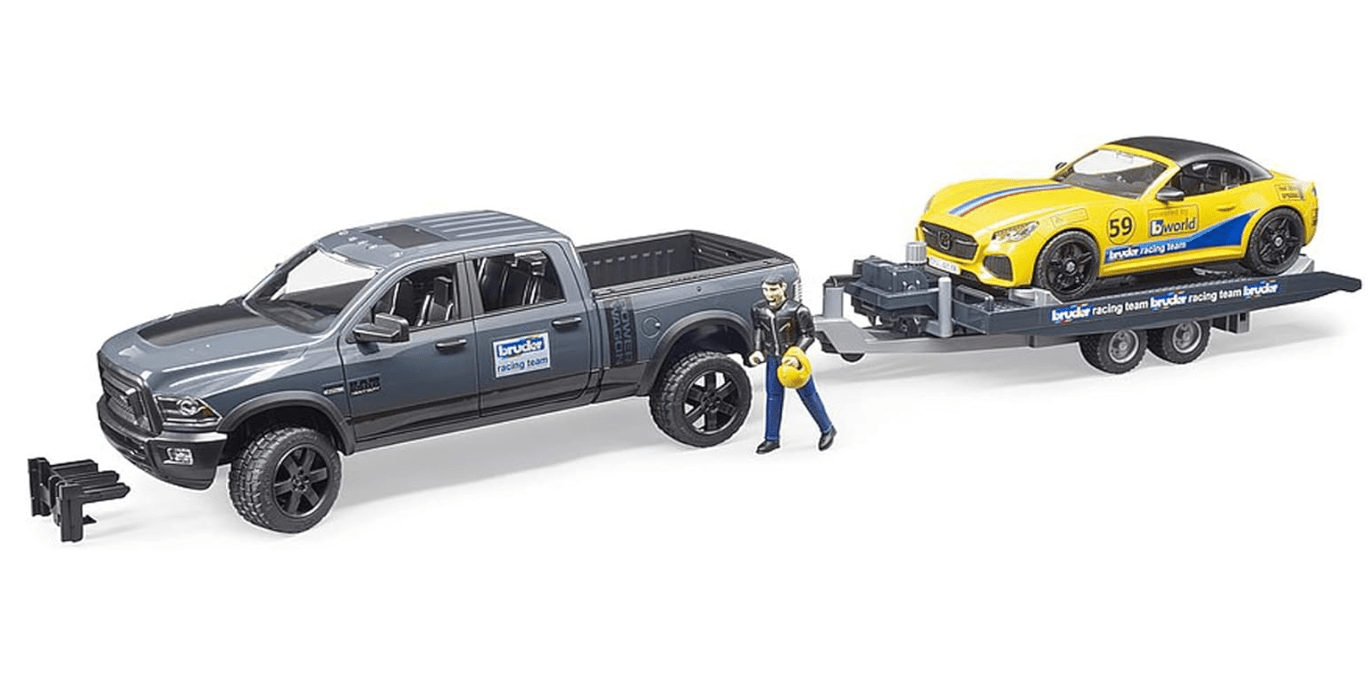 Bruder Ram 2500 Power Wagon & Roadster Racing Team 02504 - Colorland Toys