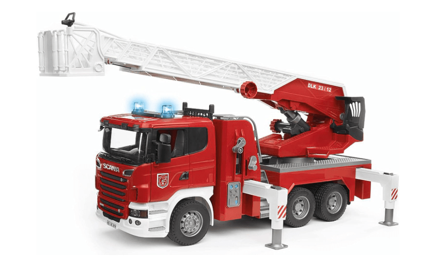 Bruder Scania R-series Fire engine with Water Pump 03590 — image 1
