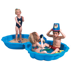 Paradiso Toys Sandbox Shells 87x78cm Blue 2set 337522 - Colorland Toys