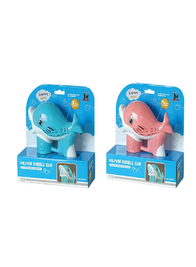 Sam Toys Dolphin Bubble Gun With Light 367A